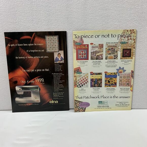 2 Lady's Circle Patchwork Quilts Magazines April & June 1998 Vtg Quilt Patterns - Picture 4 of 11
